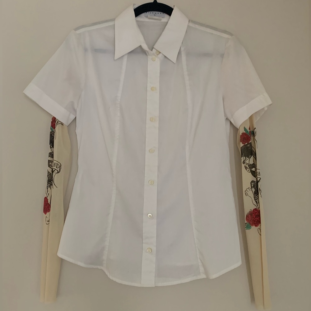 RICHMOND ‘X’ tattoo sleeve top